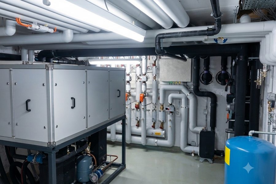 Heizung, Wärmepumpe und Heizzentrale